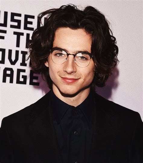 timothee chalamet with glasses